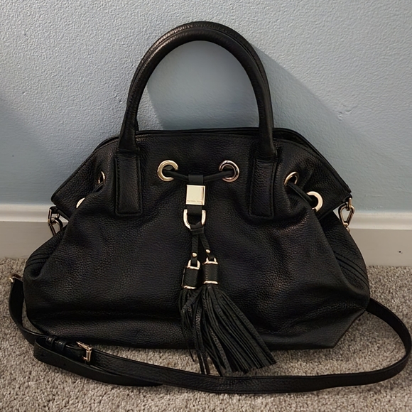 Michael Kors Black leather satchel - Picture 1 of 7